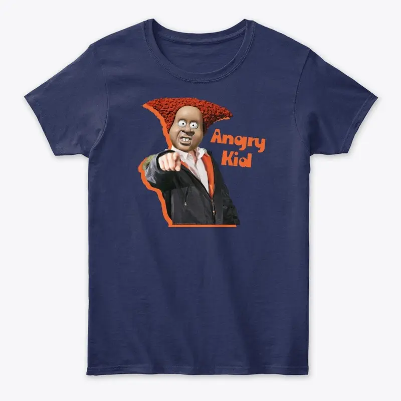 Angry Kid pointing t-shirt