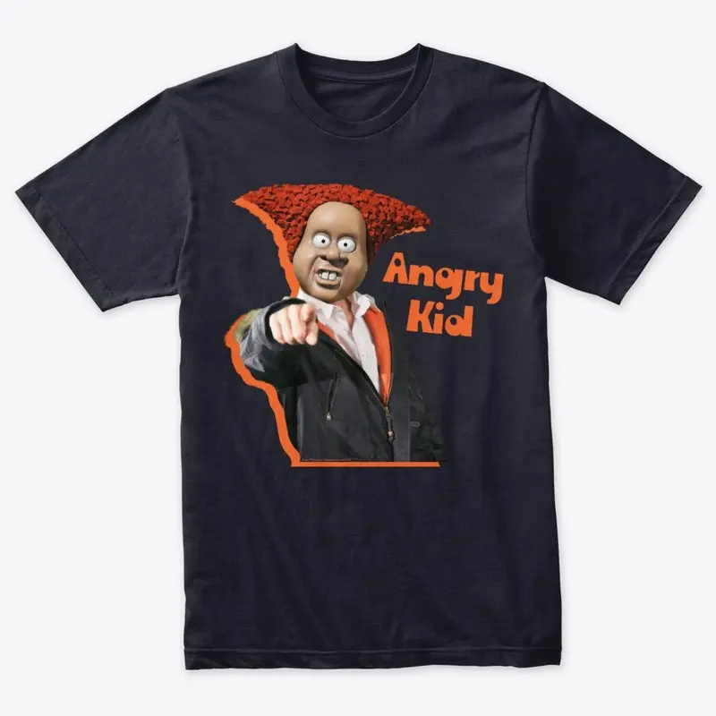 Angry Kid pointing t-shirt