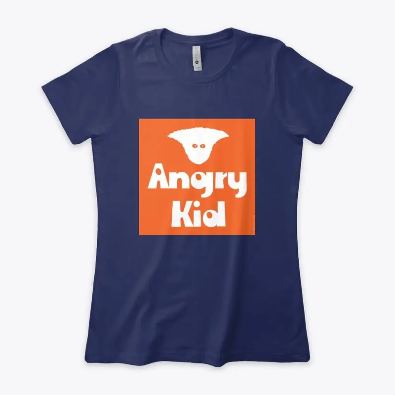 Angry Kid face &amp; logo t-shirt