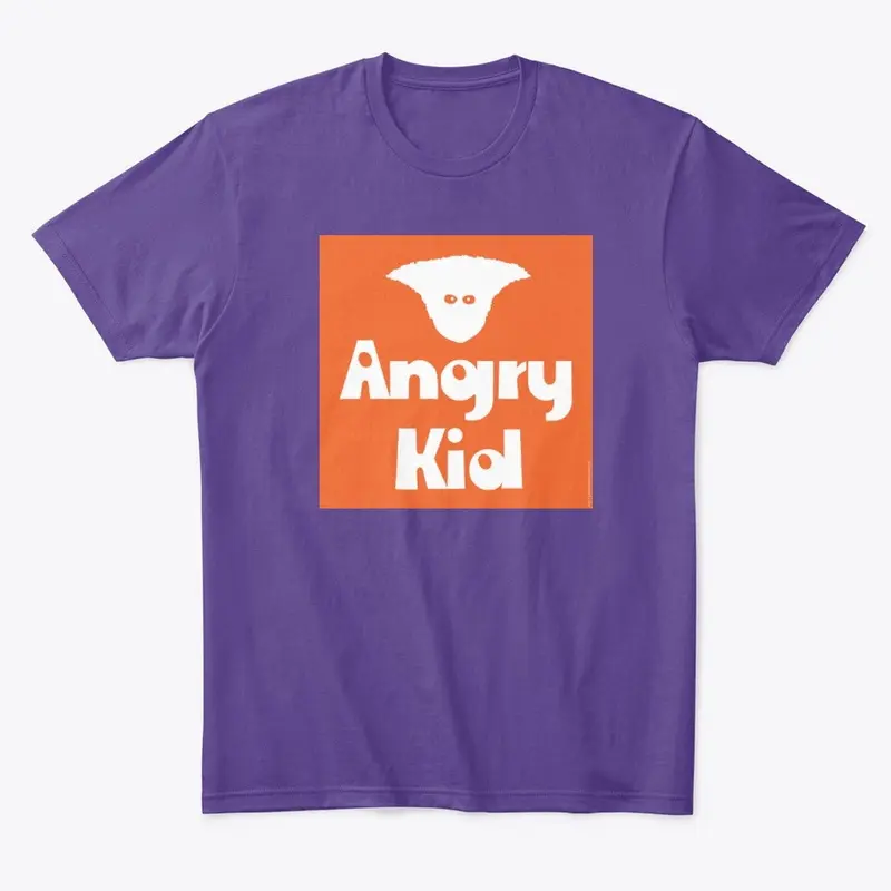 Angry Kid face &amp; logo t-shirt