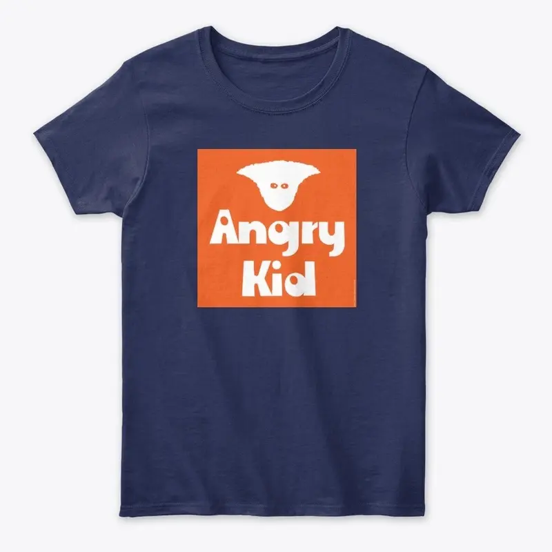 Angry Kid face &amp; logo t-shirt