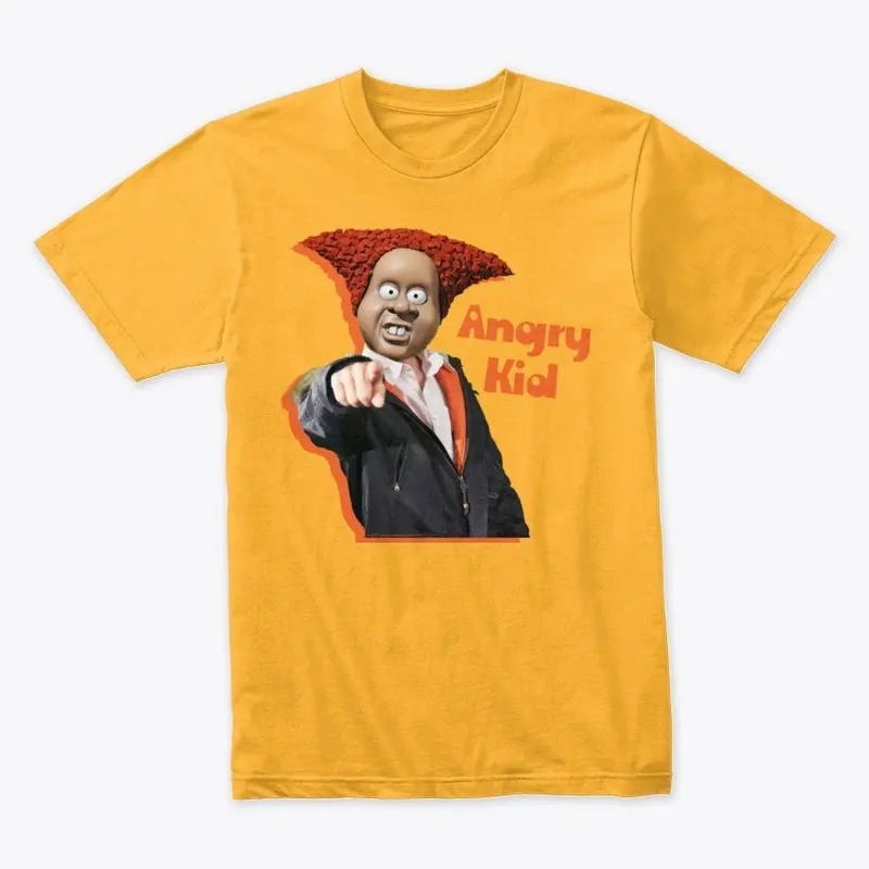 Angry Kid pointing t-shirt