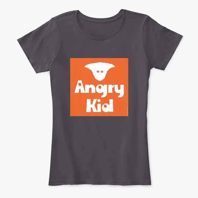 Angry Kid face &amp; logo t-shirt