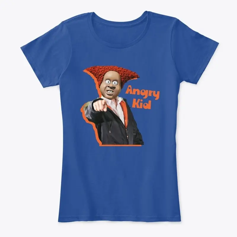 Angry Kid pointing t-shirt