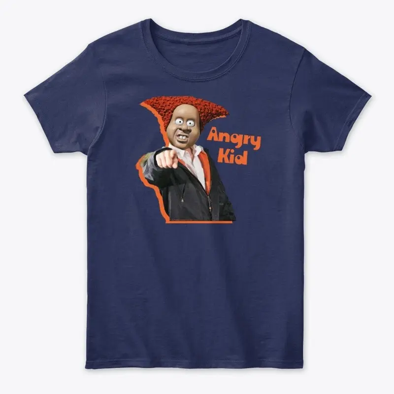 Angry Kid pointing t-shirt