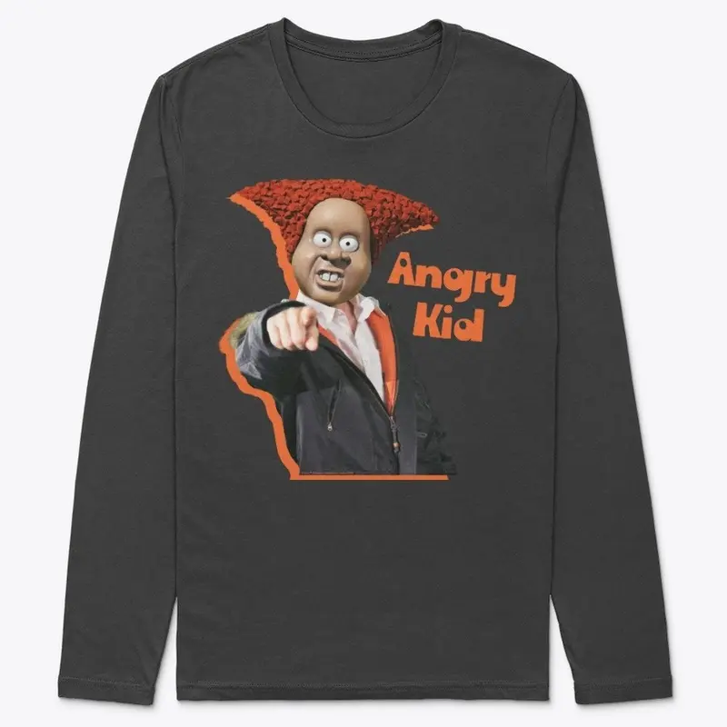 Angry Kid pointing t-shirt