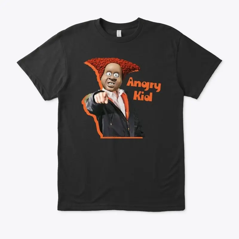 Angry Kid pointing t-shirt