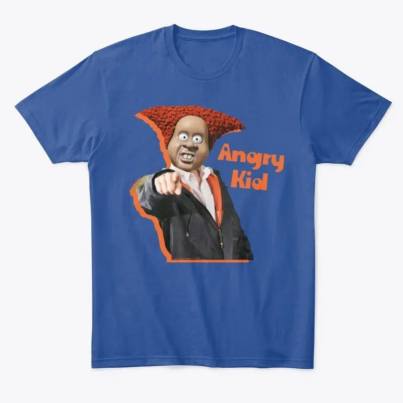 Angry Kid pointing t-shirt