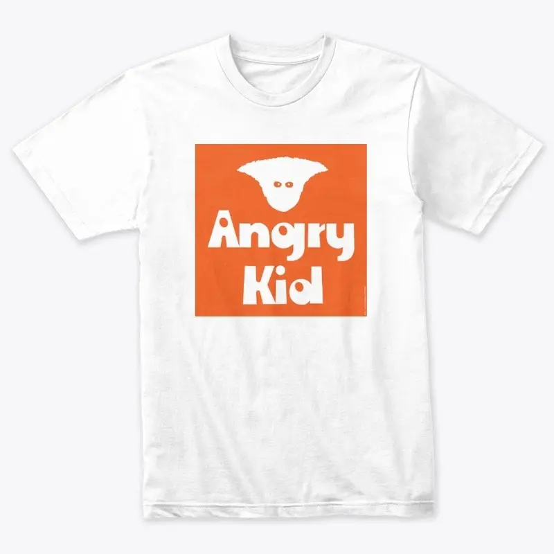 Angry Kid face &amp; logo t-shirt